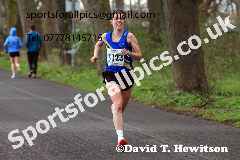 Senior Womens 6 Stage Road Relay, 2026 Northern Mens 12 and Womens 6 Stage Road Relays and Young Athletes 5k, Sheepmount Stadium, Carlisle. Photo: David T. Hewitson/Sports for All Pics